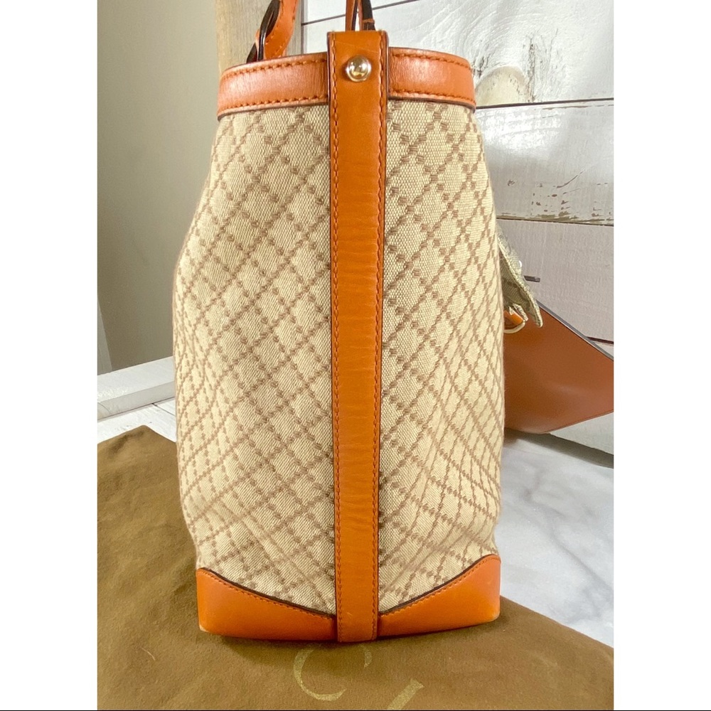 |TRADED| Gucci Diamante Print Shopper Tote & Pouch - Picture 6 of 12